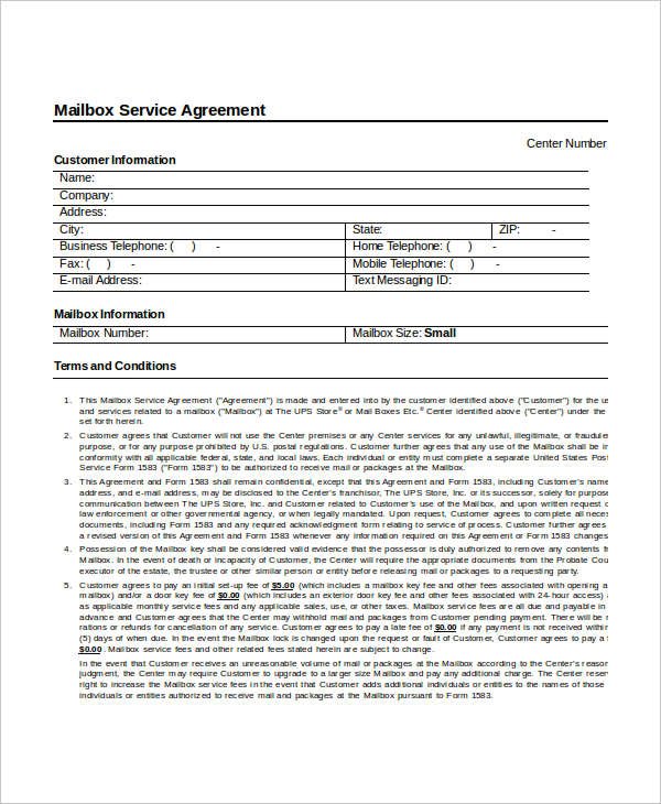 Service Agreement Template 28+ Free Word, PDF Documents Download