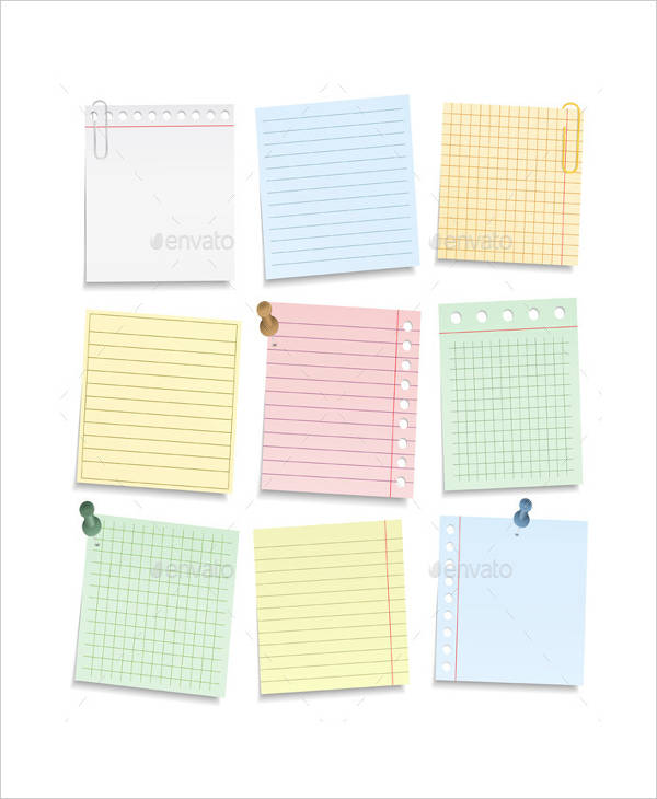 Printable Notebook Paper With Designs