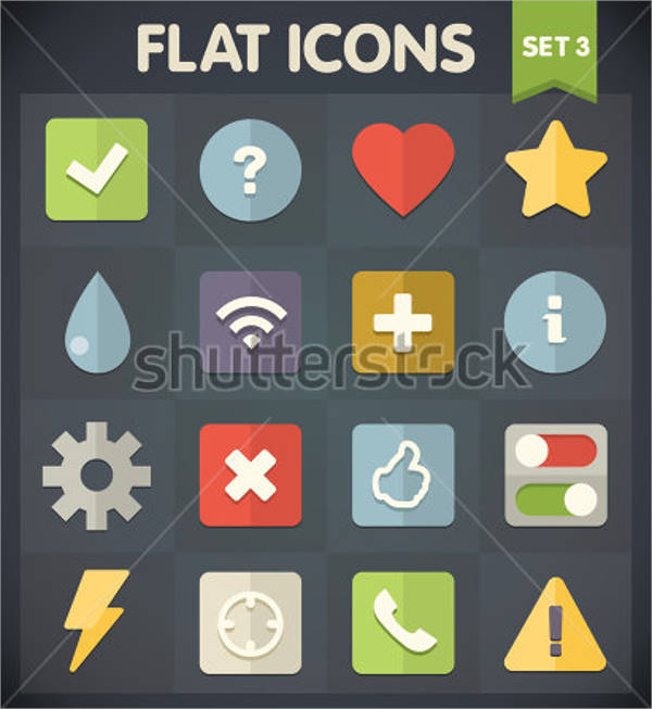 universal flat icons