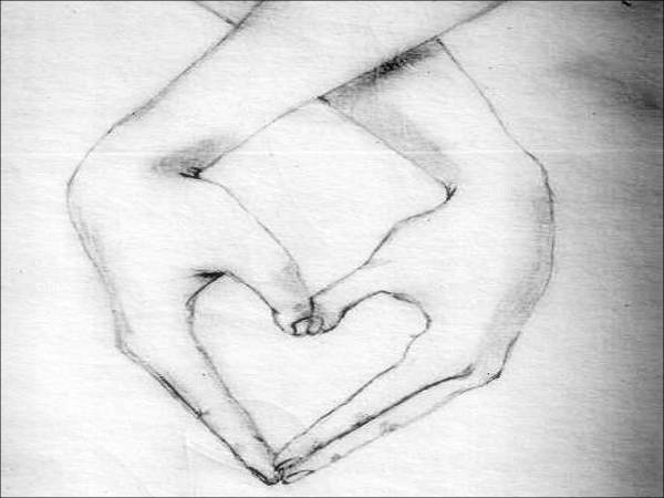 Valentine's Day Drawing // How to Draw a Couple Holding Hand // Romantic  Couple Pencil Sketch