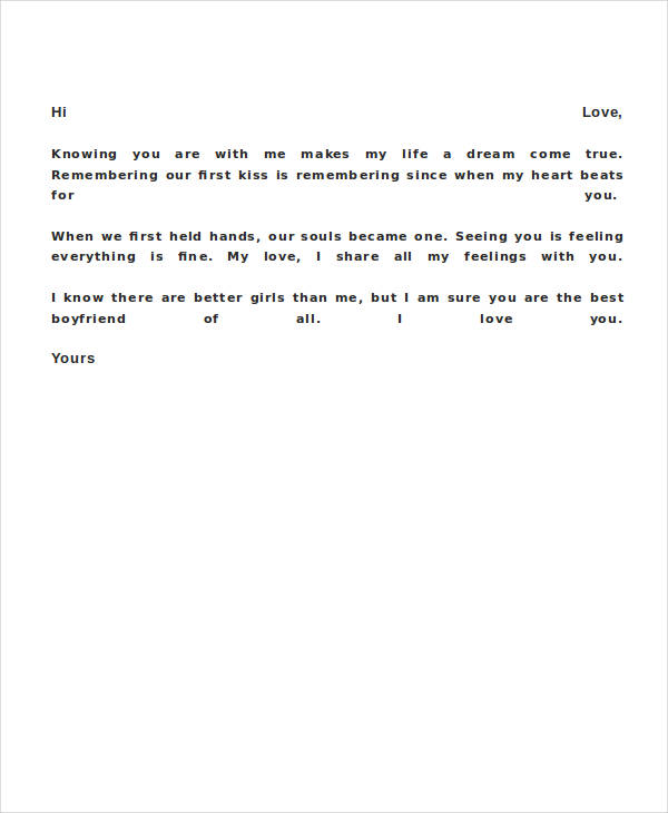 how to write easy short simple love letter