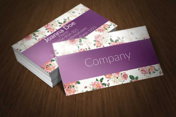 22 Examples Of Floral Business Cards Word Psd Ai Illustrator Publisher
