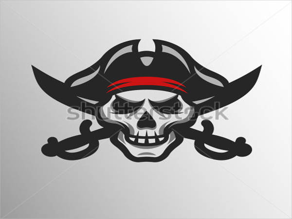 pirate skull logo 