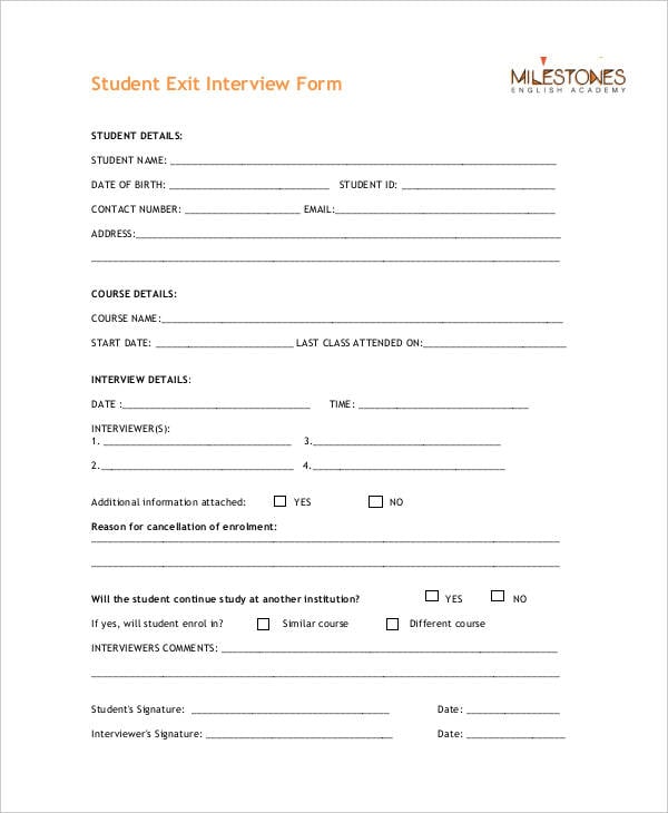 student-exit-interview-form