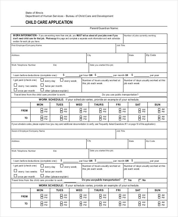 Blank Job Application Word Excel Free Premium Templates