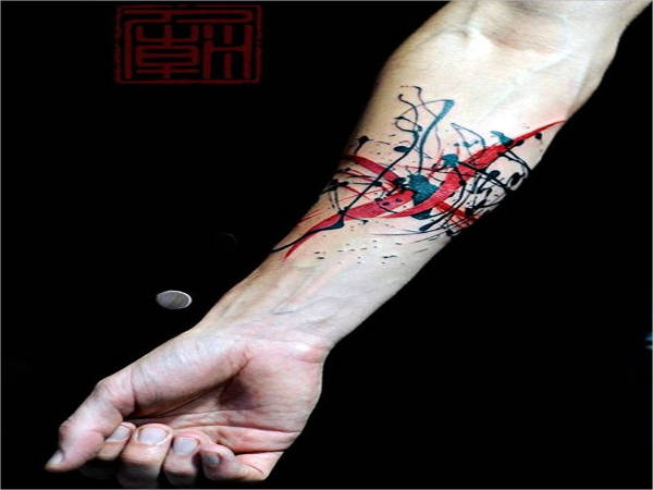 different abstract tattoo