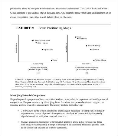 competitive analysis template in pdf