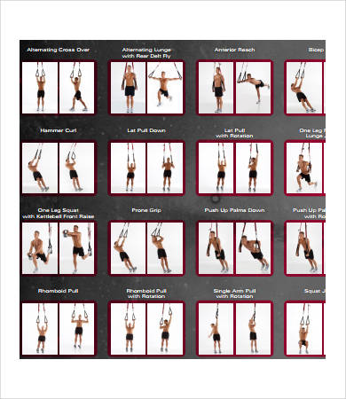 Daily Gym Exercise Chart