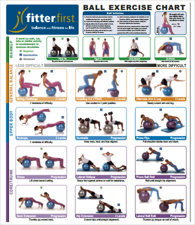 Exercise Chart - 7+ Free PDF Documents Download