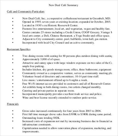 Coffee Shop Business Plan 14 Free Word Pdf Documents Download Free Premium Templates