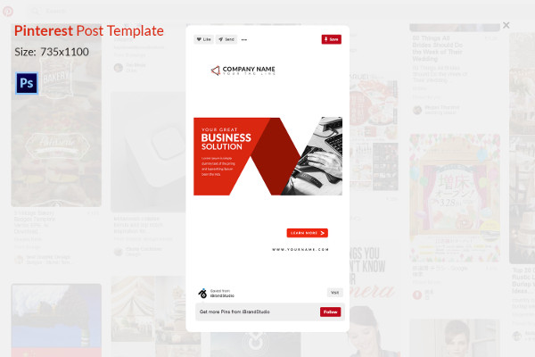 Pinterest Template – denah