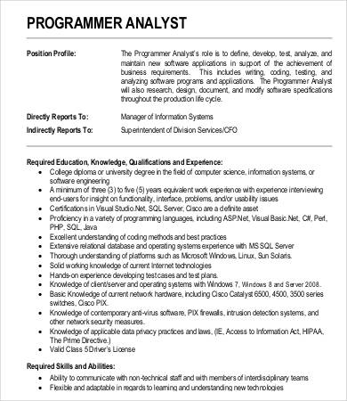 10+ System Analyst Job Description Templates - PDF, DOC | Free