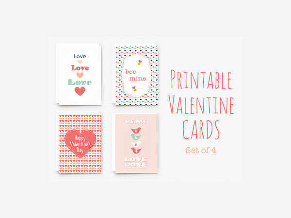 printable valentine cards