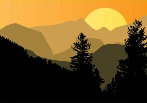 9+ Mountain Silhouettes | Free & Premium Templates