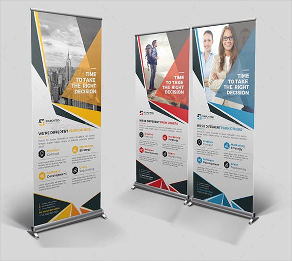business roll up banner template