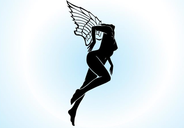 fairy wings silhouette