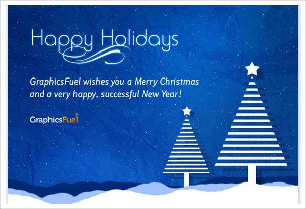free printable holiday greeting card