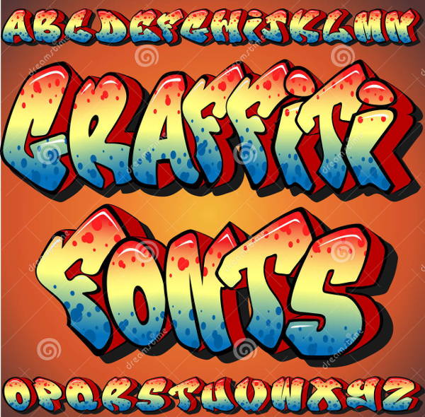 Download 5+ 3D Graffiti Alphabets - PSD, Vector EPS Format Download | Free & Premium Templates