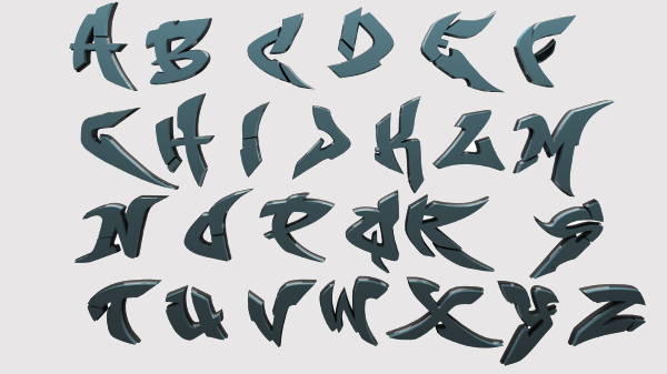 graffiti alphabet letters a  z styles