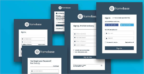 free bootstrap login template