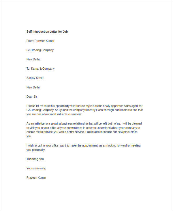 👍 Introduction letter. Introduction Letter for a New Employee Email