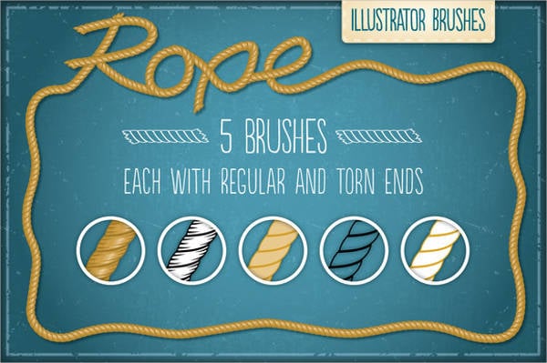 illustrator rope brushes free download cs6