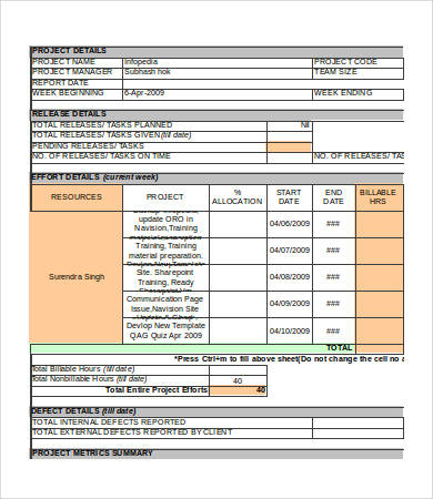 Weekly Sales Report - 5+ Free Excel, PDF, Word Documents Download