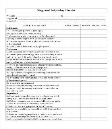 Daily Checklist Template - 12+ Free PDF, Word Documents Download