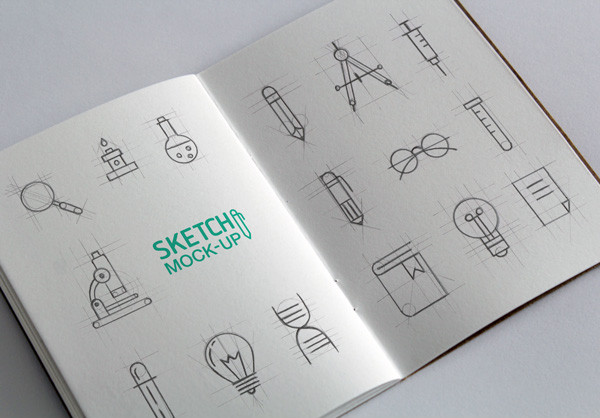 Download 20+ Free Sketchbook Mockups - PSD, Vector EPS | Free ...