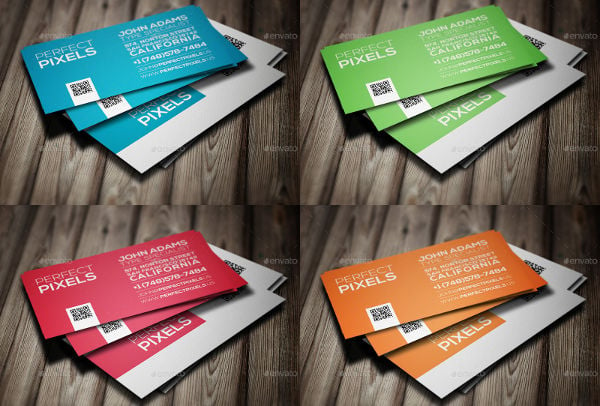 typography business card template