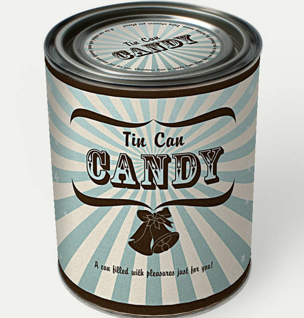retro candy packaging design
