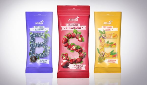 fruit candy packaging design