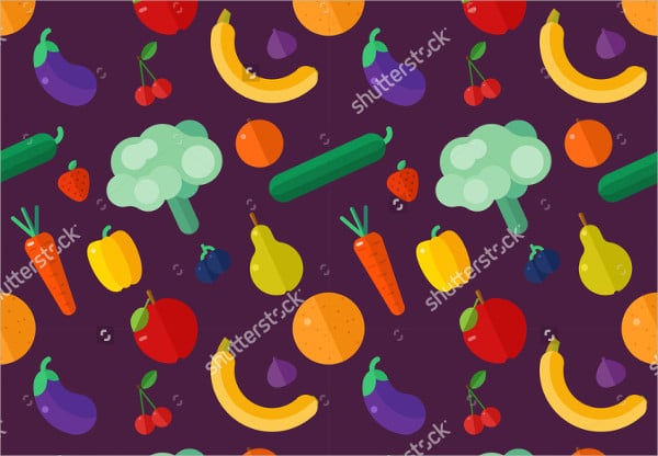 fruits and vegetables patterns