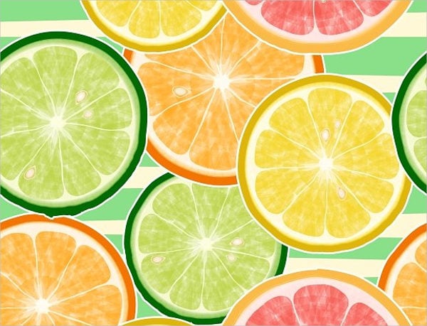 colorful fruits patterns