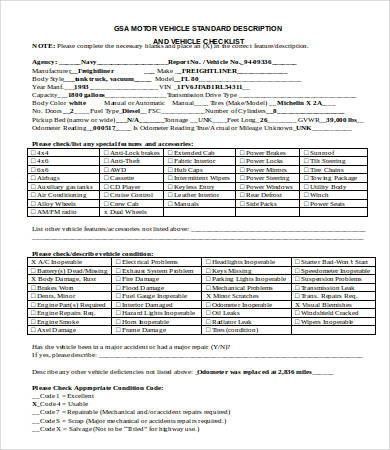 20+ Vehicle Checklist Templates in Word | Free & Premium Templates