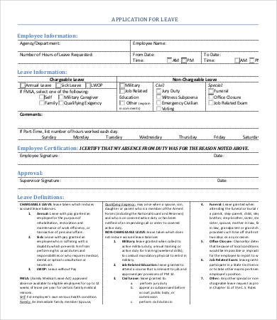 18+ Simple Job Application Form Templates in Word | Google Docs | Apple ...