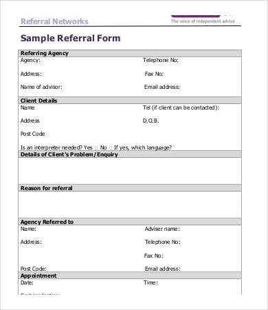 Referral Request Form Template from images.template.net