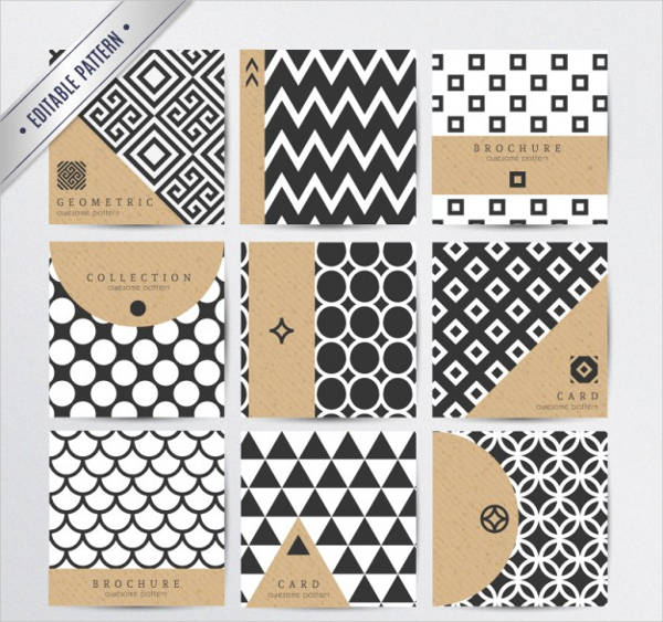 modern style geometric pattern