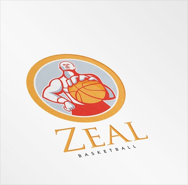 basketball player logo