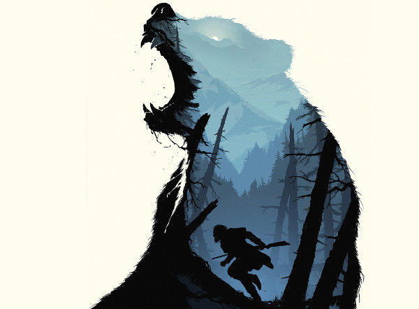 beautiful double exposure poster