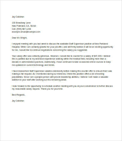 12+ Sample Offer Letters - Free Sample, Example, Format