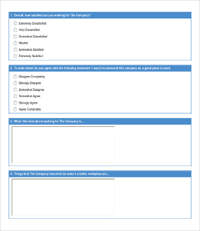 11+ Sample Survey Questionnaires - Free Sample, Example Format Download