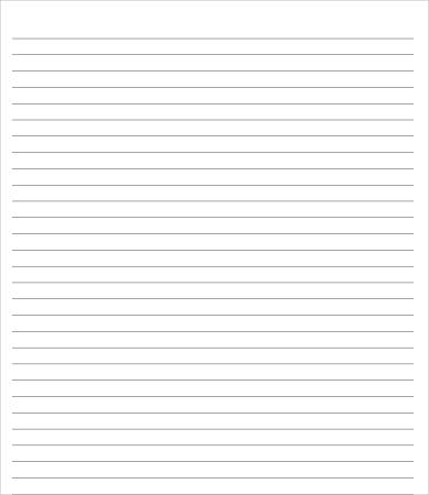 college ruled paper template 6 free pdf documents