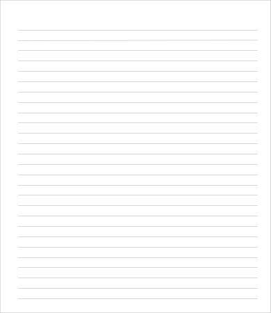 College Ruled Paper Template - 9+ Free PDF Documents Download