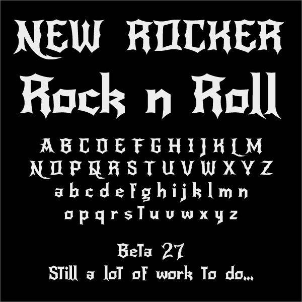 newrocker font