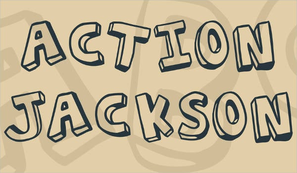 action jackson font