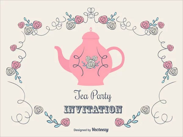 free tea party invitation1