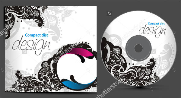 vector cd cover design template