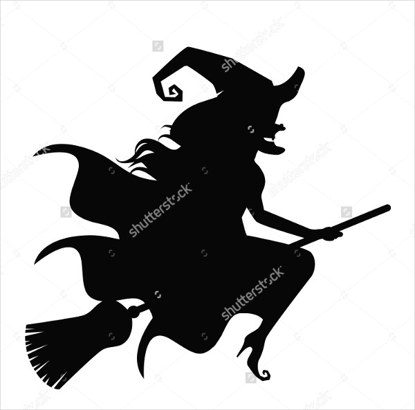 8+ Witch Silhouette Vectors - Free PSD, Vector AI, EPS Format Download | Free & Premium Templates