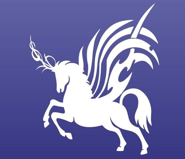 free unicorn silhouette